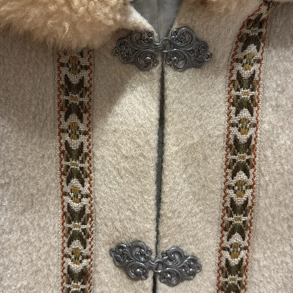 Vintage A.S EVEBØFOSS sandane Norway pure wool coat - Picture 8 of 8